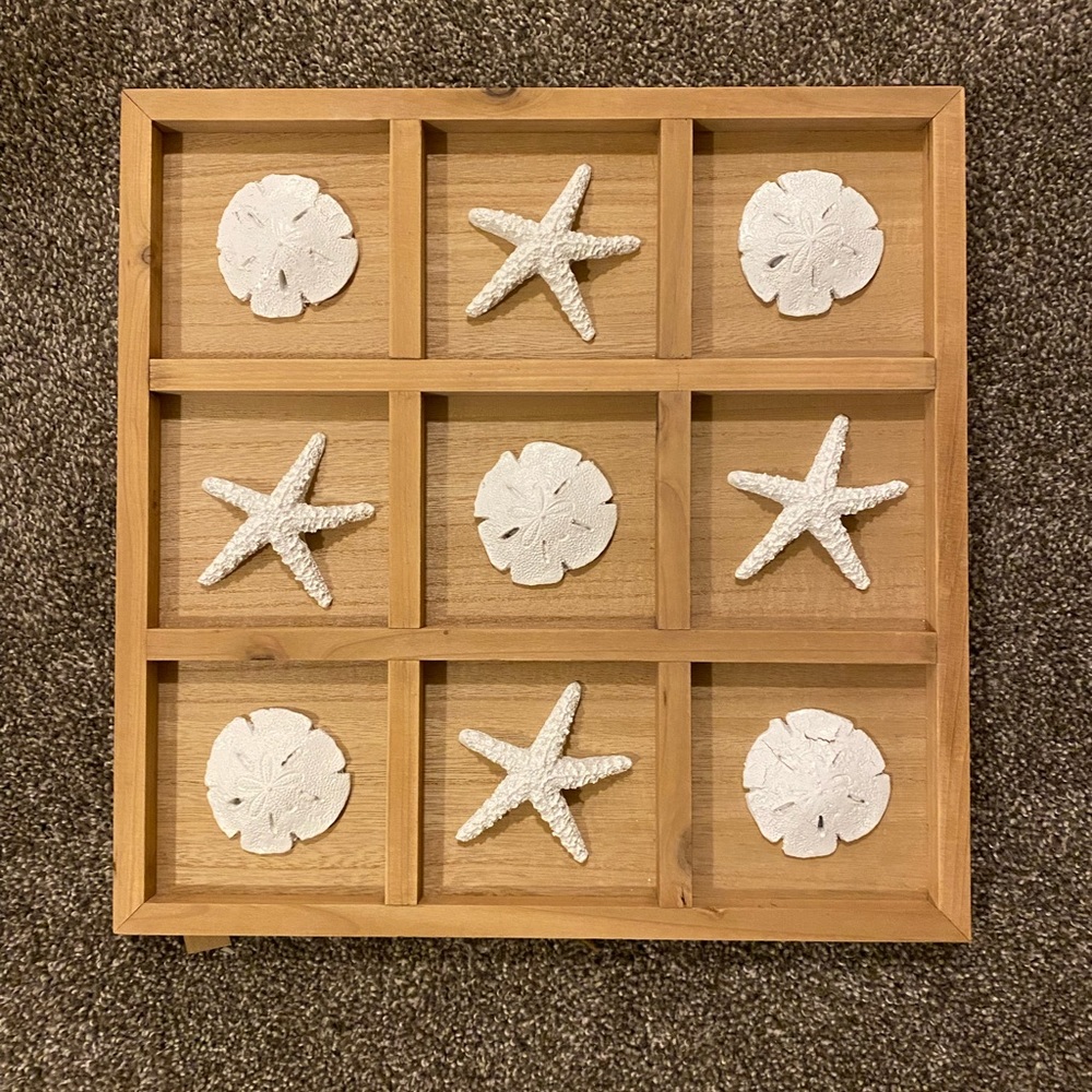 Seashell photo frame art